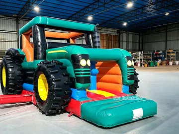 custom inflatable bounce-and-slide attraction detail view