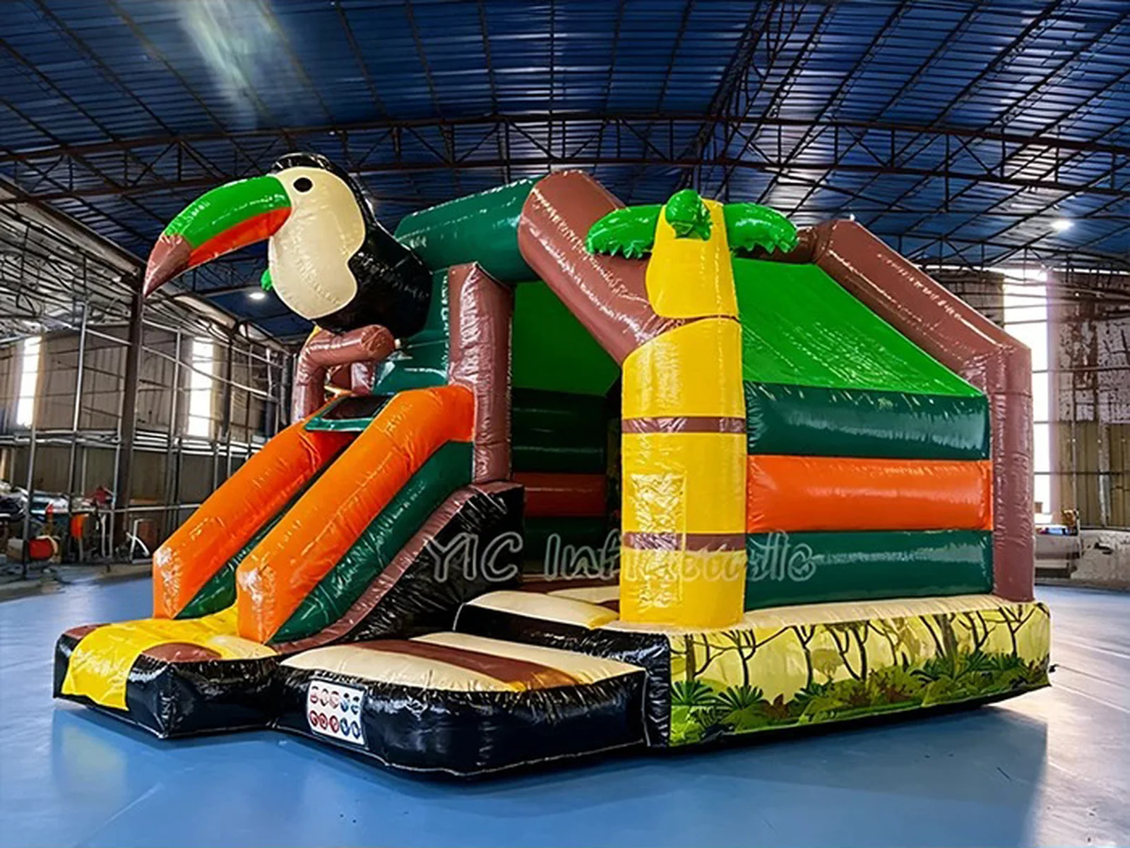 Tropical Breeze Bounce House front view