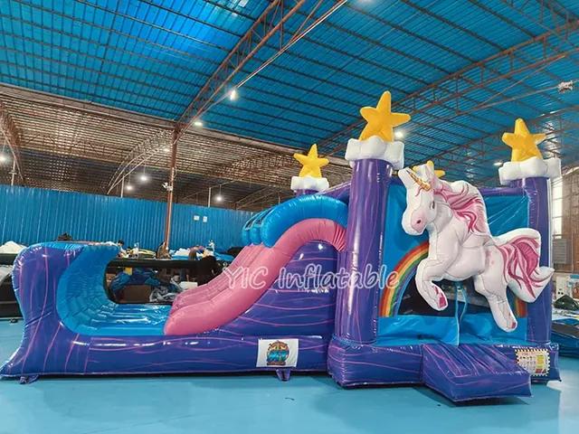 Unicorn Bounce House with Slide product image