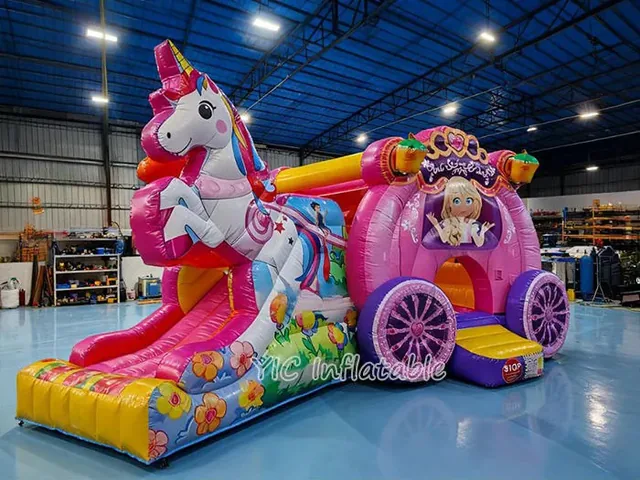 Princess Carriage Bounce House product image