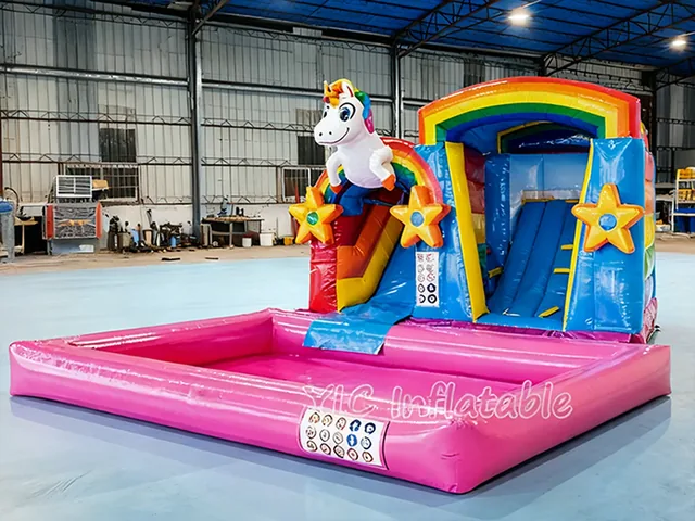 Unicorn Water Slide Pool Combo product image