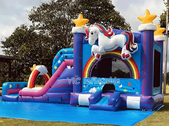 Unicorn Bounce House and Slide product image