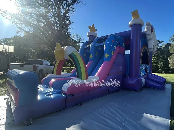 Unicorn Bounce House and Slide detail view