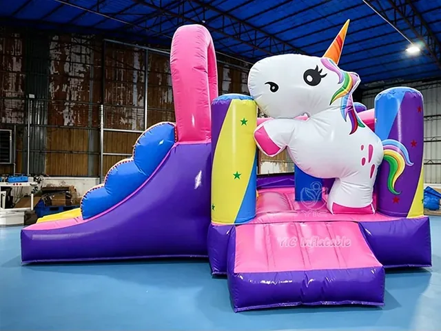 Unicorn Slide Bounce House Combo product image