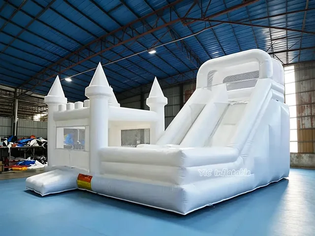 White Castle Slide Bounce House product image