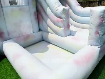 custom inflatable bounce-and-slide attraction detail view