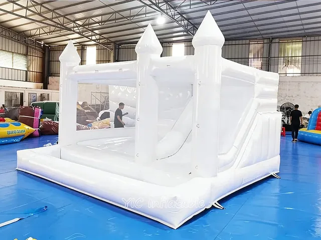 White Castle Bounce House with Ball Pit for Rental product image