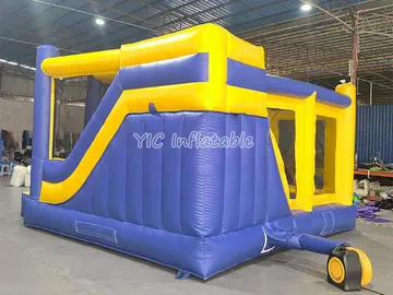 custom inflatable bounce-and-slide attraction detail view