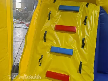 custom inflatable bounce-and-slide attraction detail view