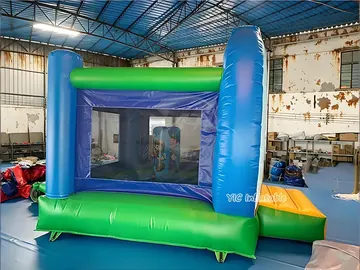 Mario bouncy castle detail