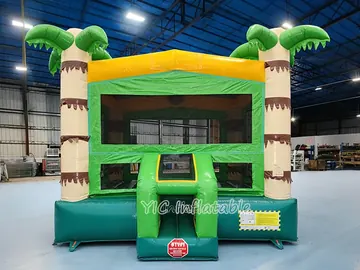 Commercial inflatable castle side view
