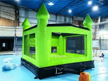 halloween themed inflatable jumper detail view