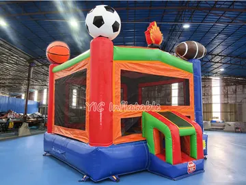 custom inflatable jumper rear view