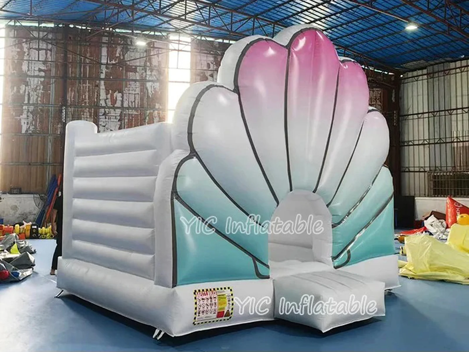 custom inflatable jumper front view