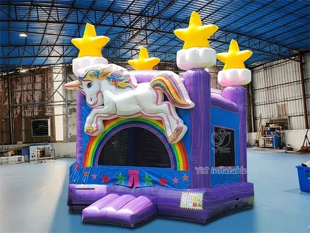 Unicorn Star Castle Bounce House product image