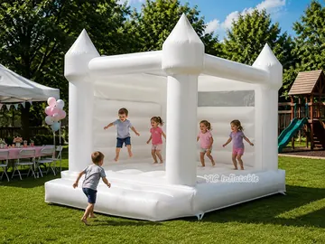 custom inflatable jumper rear view