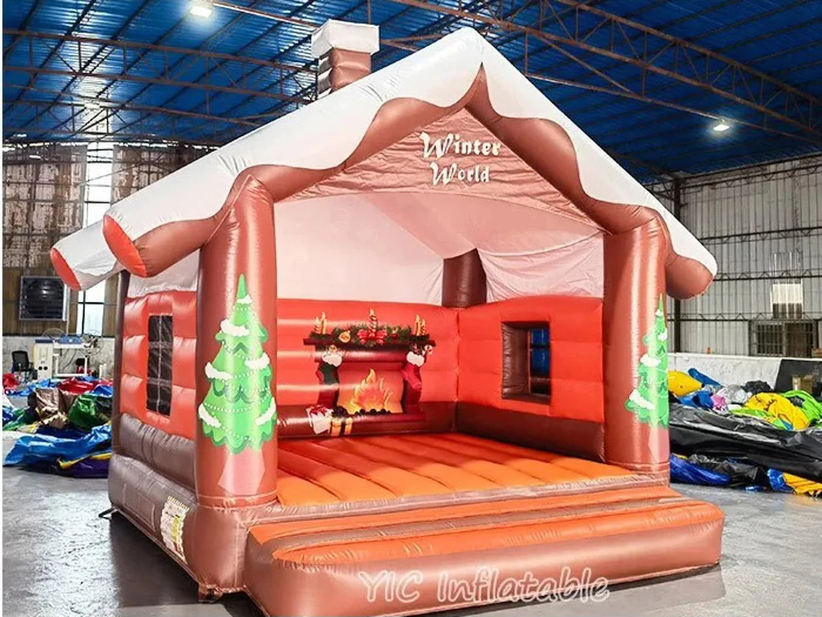 custom inflatable jumper front view