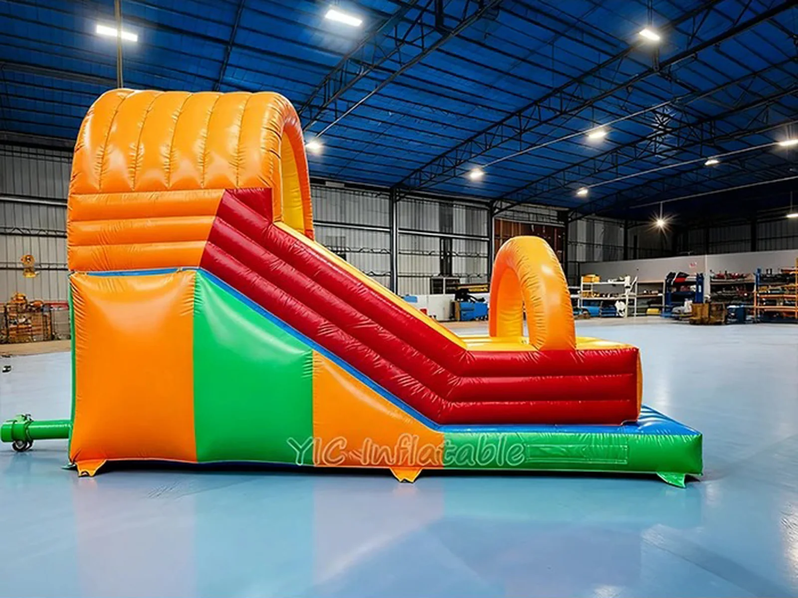 Clown Theme Inflatable Slide front view