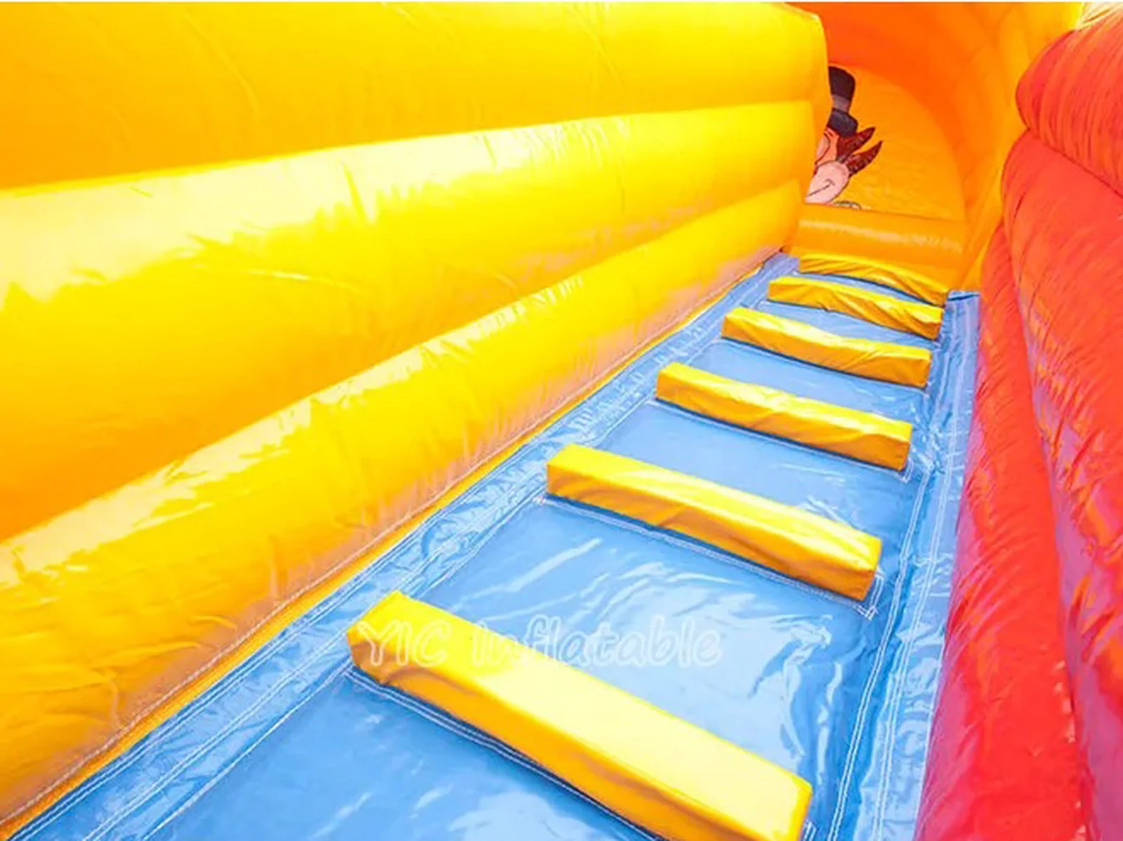 Clown Theme Inflatable Slide front view