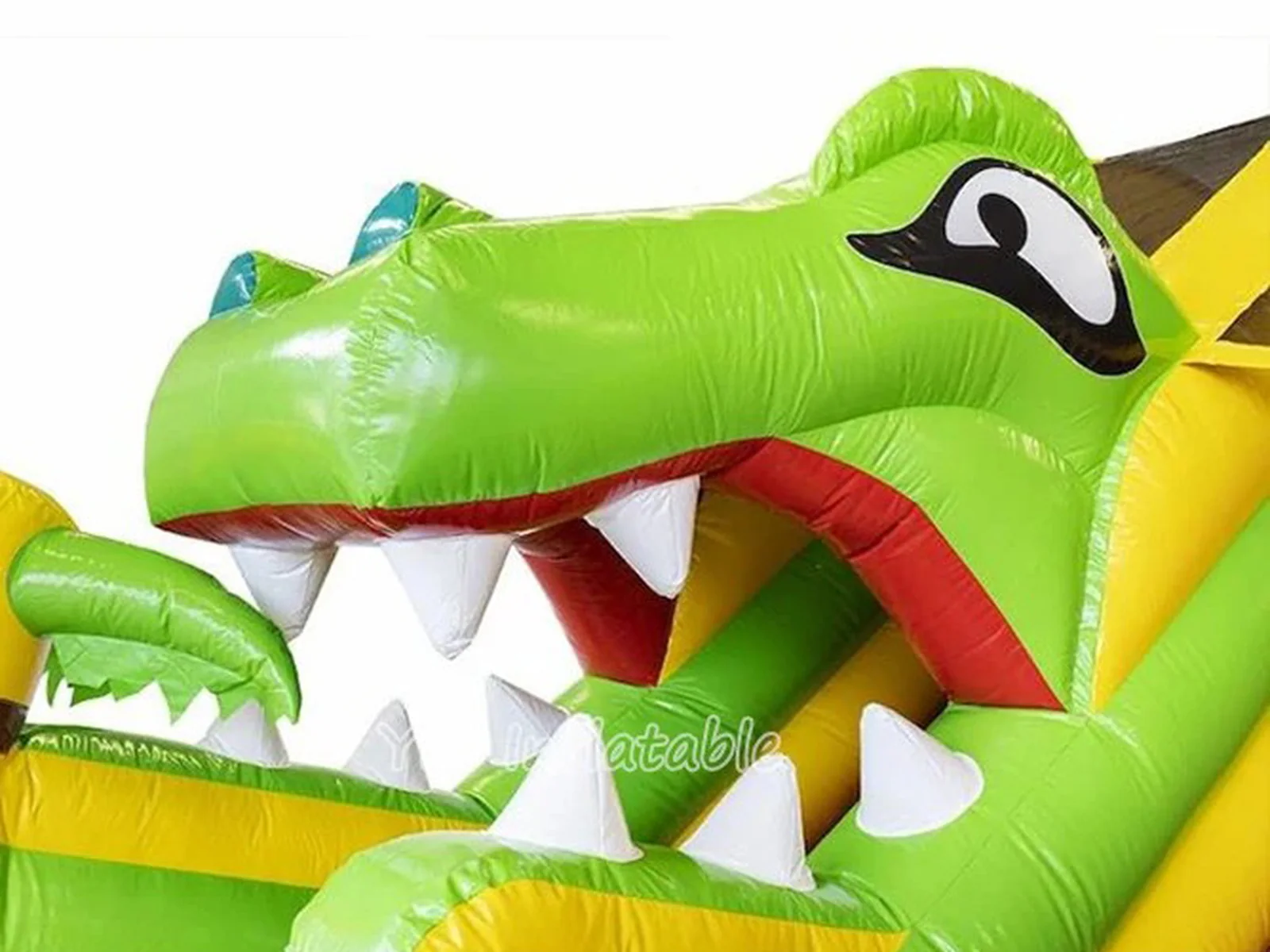 Custom Jungle Adventure Inflatable Slide front view