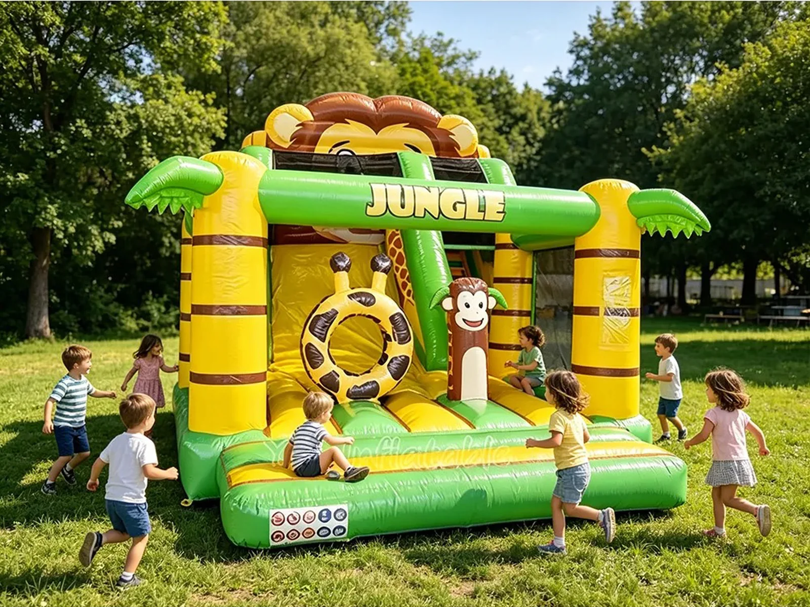 Jungle Adventure Inflatable Slide product image