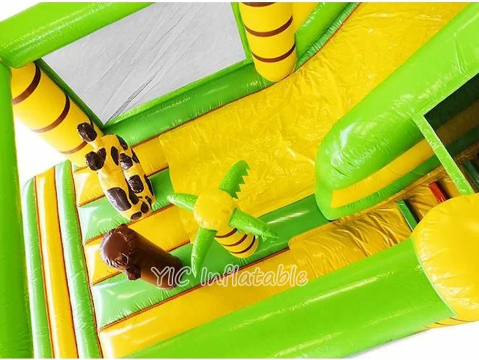 Jungle Adventure Inflatable Slide front view
