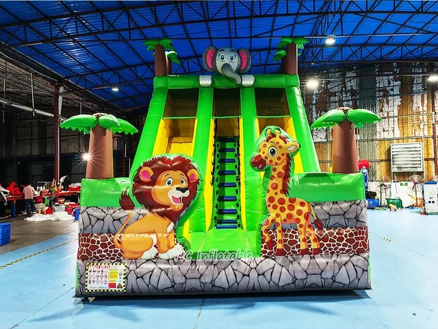 Inflatable Jungle Animal Slide Costumes product image
