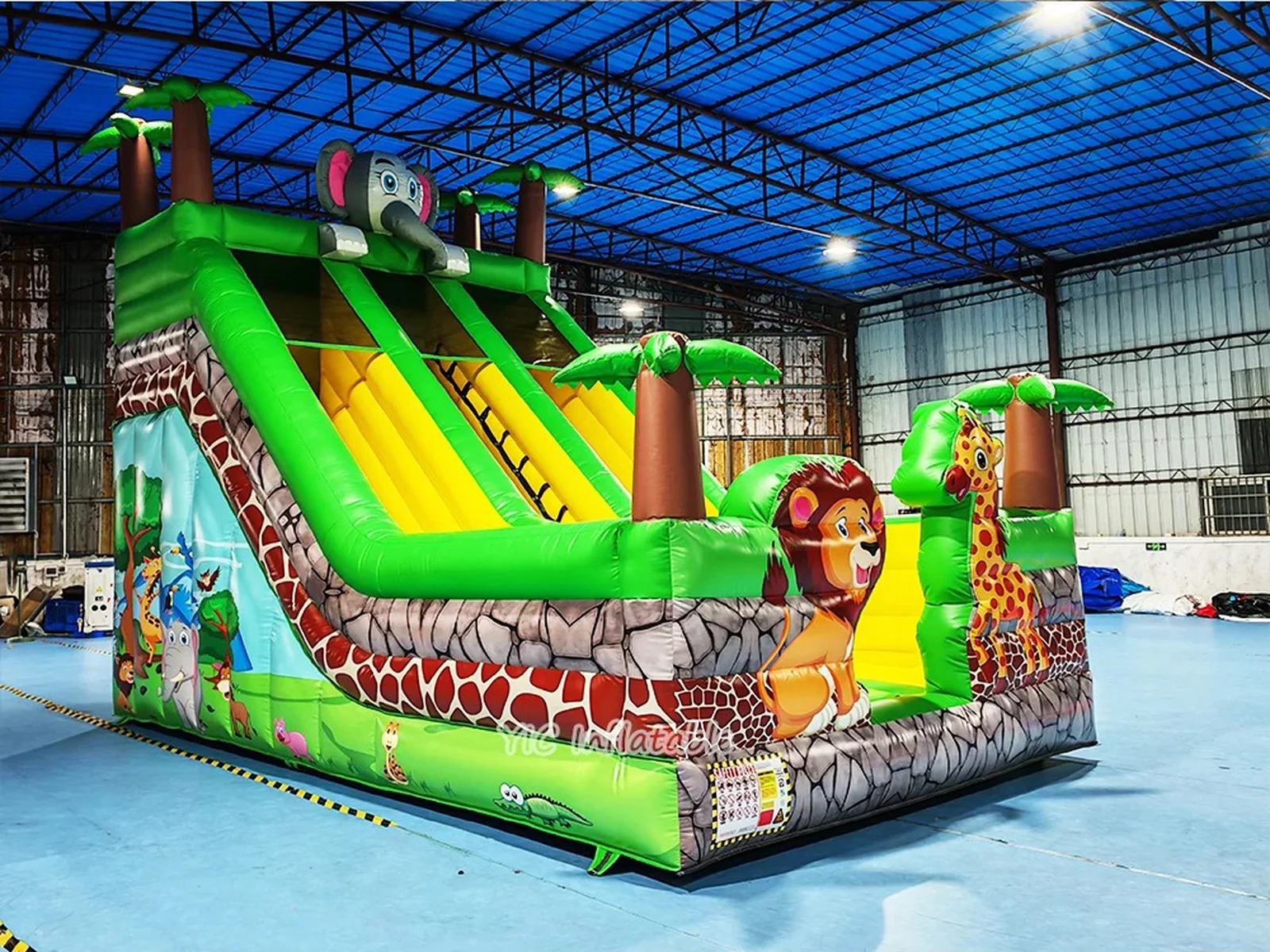 Inflatable Jungle Animal Slide Costumes detail view 3