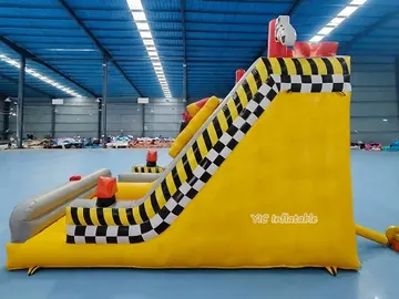 custom standalone inflatable slide detail view