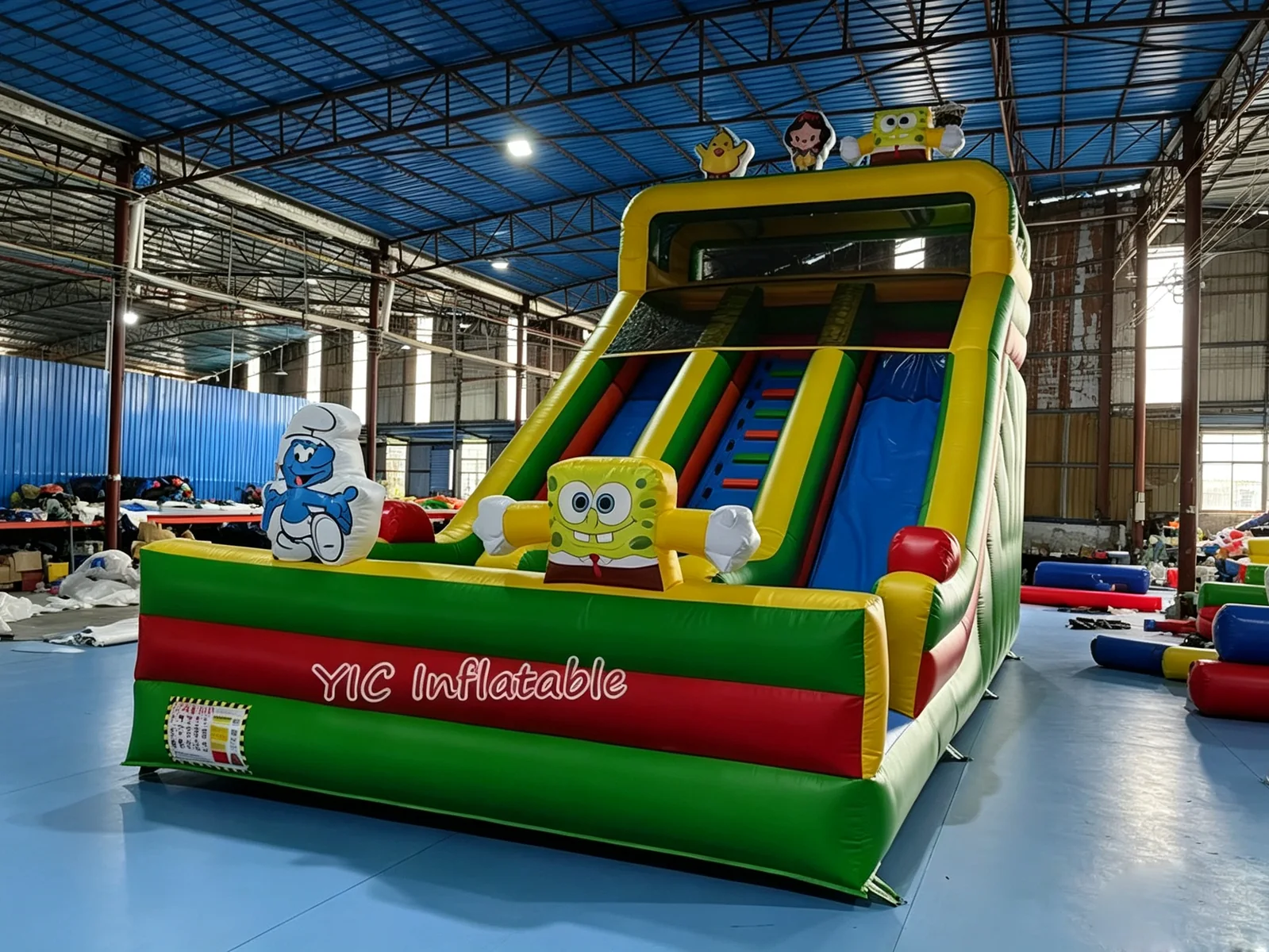 Spongebob Inflatable Slide front view