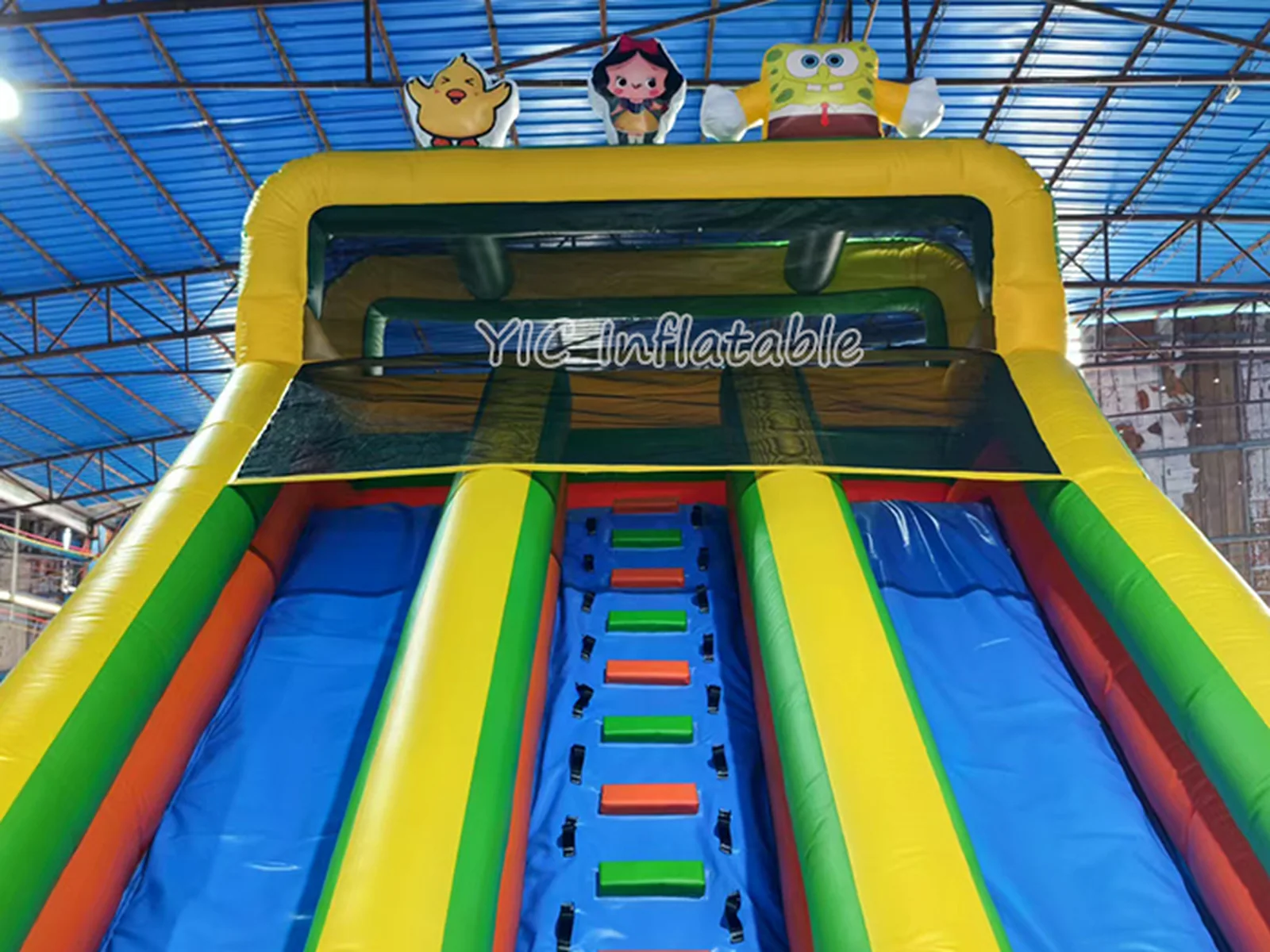Spongebob Inflatable Slide front view