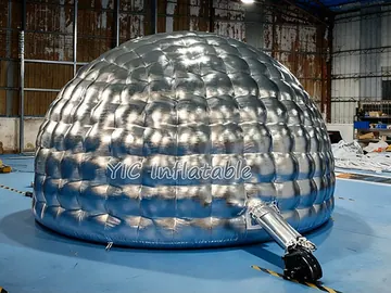 custom air-supported event tent detail view