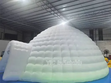 custom air-supported event tent detail view