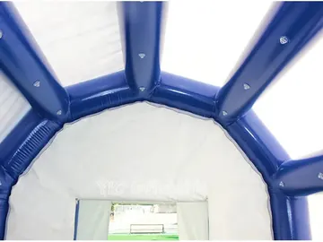 custom air-supported event tent detail view