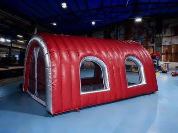 custom air-supported event tent detail view