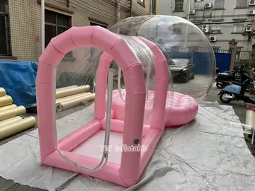 bubble themed air-supported event tent detail view