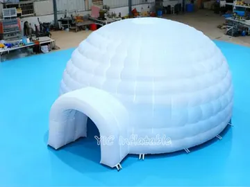 custom air-supported event tent detail view