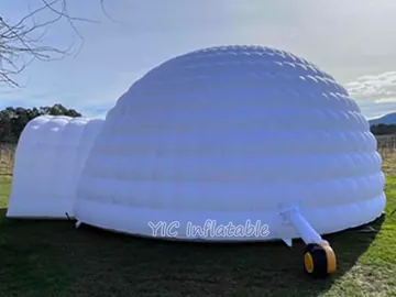 custom air-supported event tent detail view