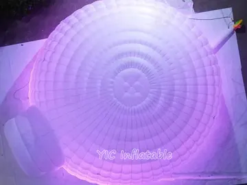 custom air-supported event tent detail view