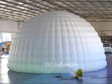 custom air-supported event tent detail view
