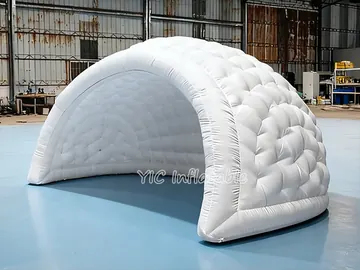 custom air-supported event tent detail view