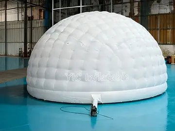 custom air-supported event tent detail view