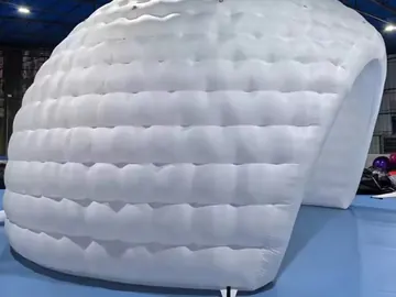 custom air-supported event tent detail view