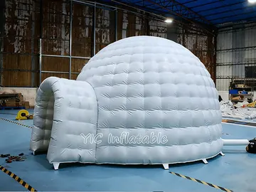 custom air-supported event tent detail view