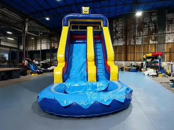 Spongebob Inflatable Water Slide detail view