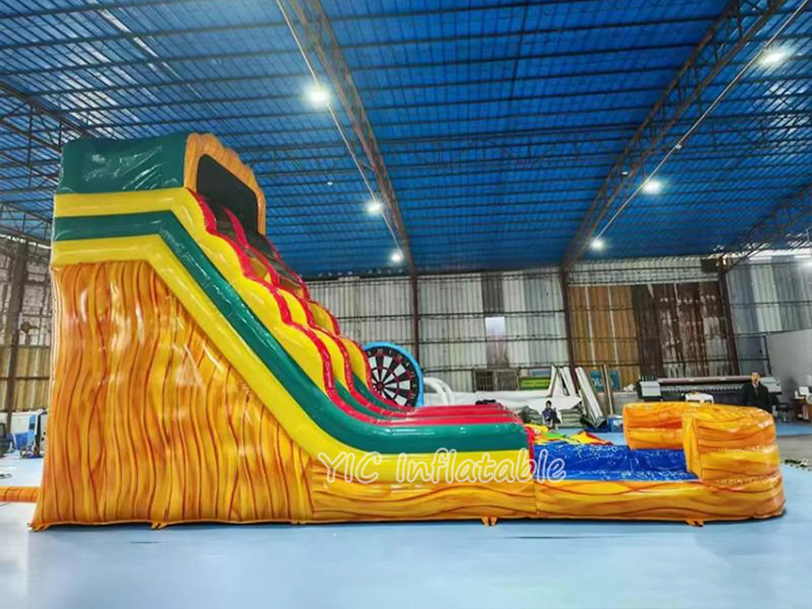 Inflatable Water Slide Multiple Slides side view