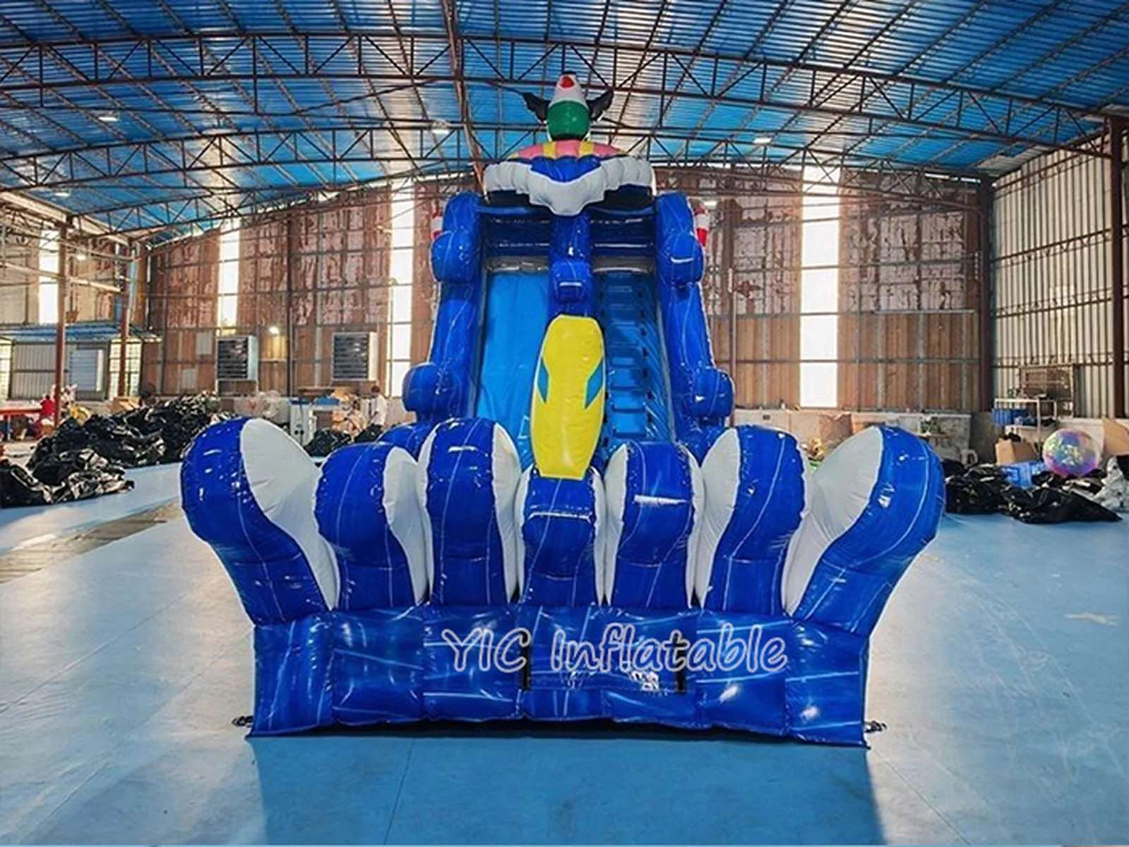 Beach Water Slide Inflatable side view
