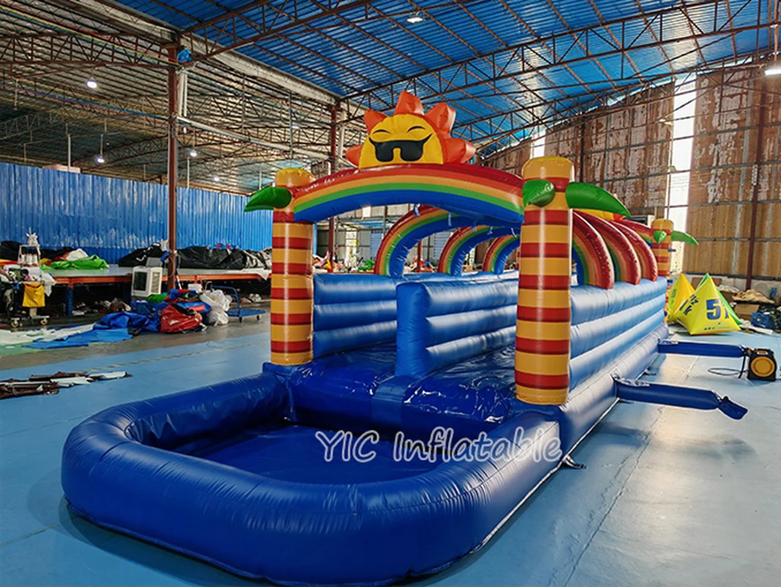 Adult Commercial Slip N Slide side slide view