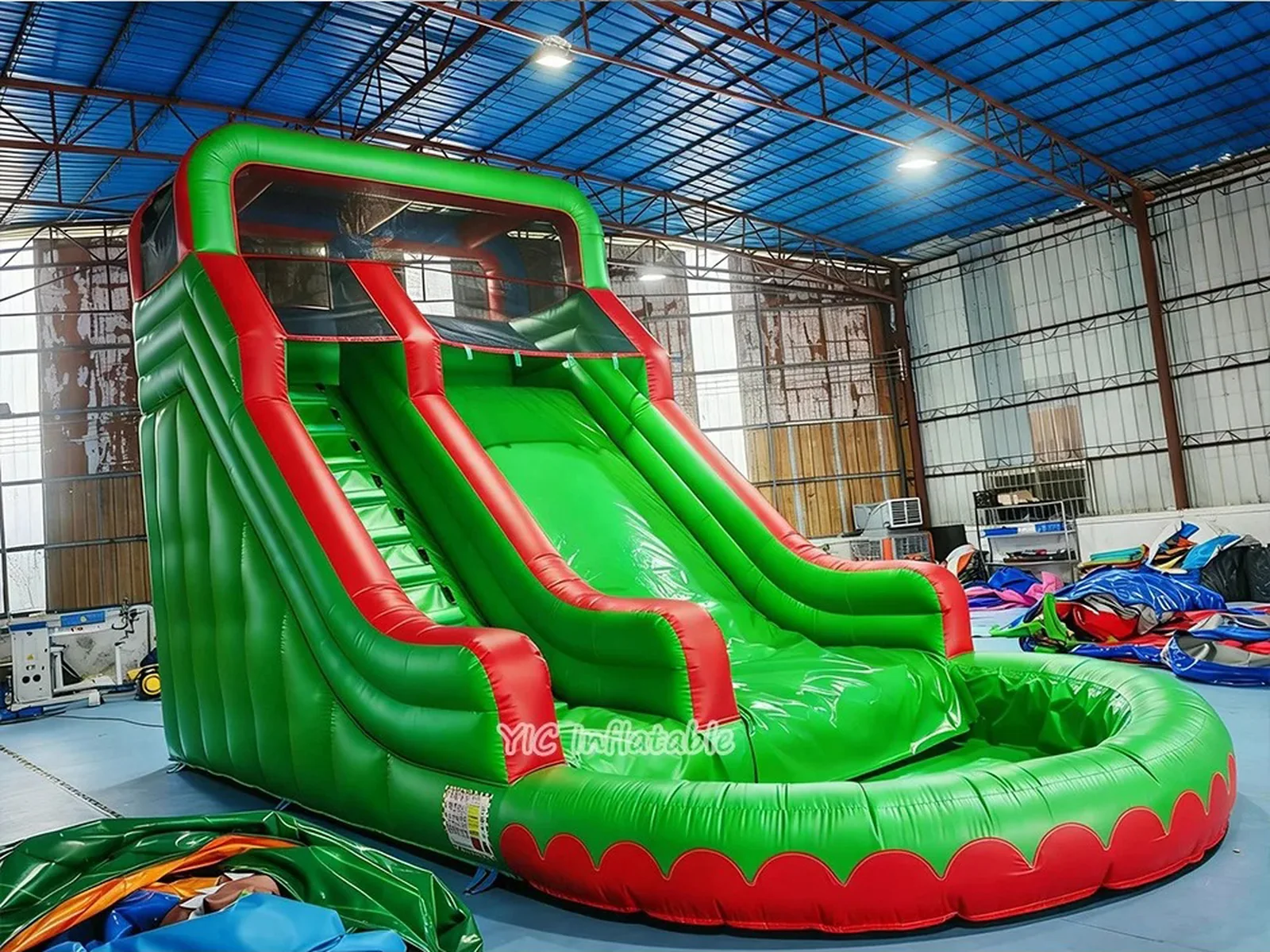 Blow Up Water Slide side view