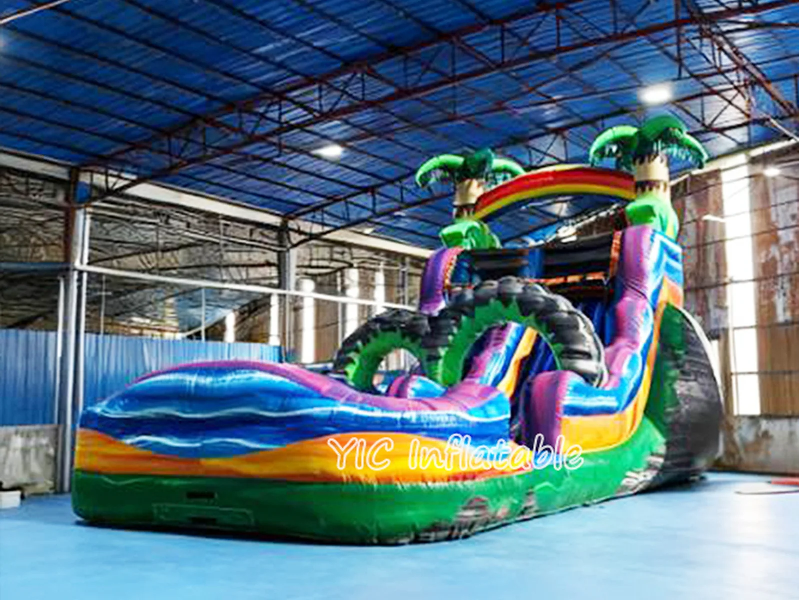 Castle Water Slide Inflatable detail view 3